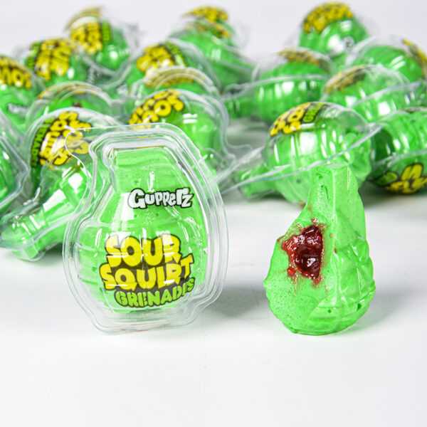 3 Grenade-Shaped Sour Gummy Candy